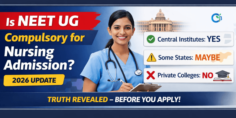Nursing Admission Without NEET – Truth Explained (2026 Update)